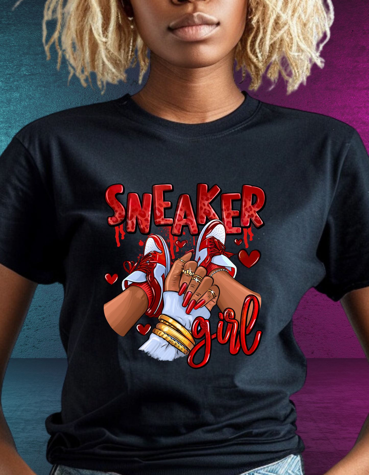 Queen of Kicks T-Shirt (Red)