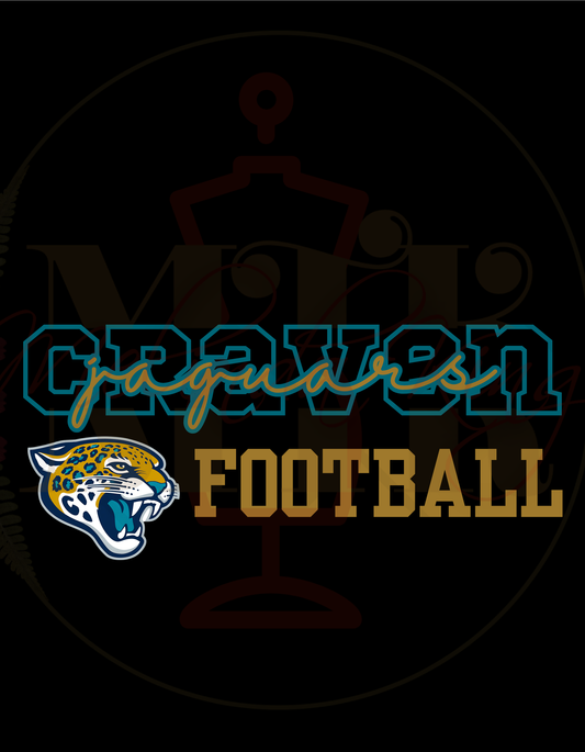Craven Jaguars Bold Script T-Shirt